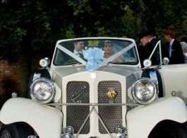 Convertible Beauford for weddings car in Kirkby In Ashfield